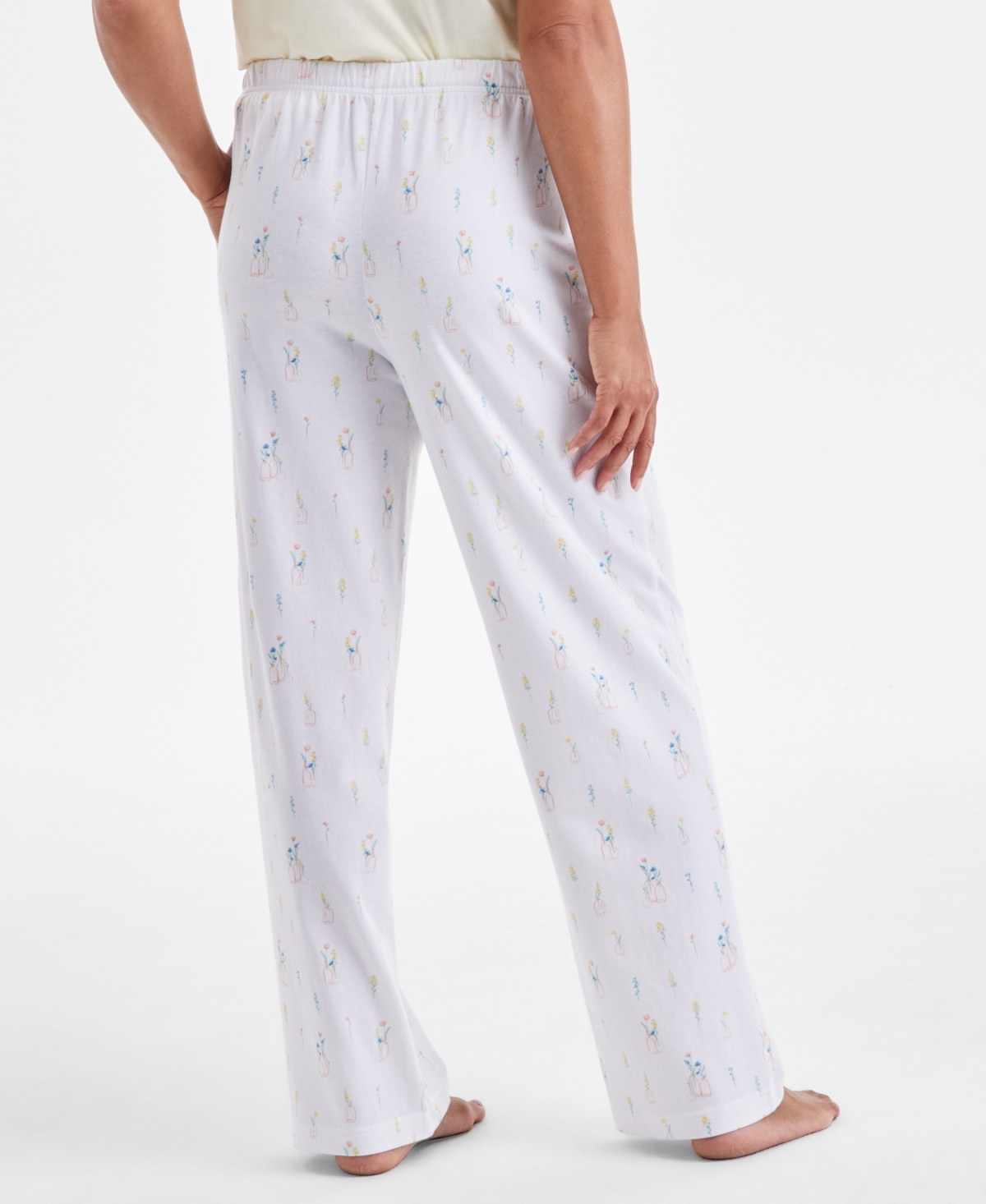 CHARTER CLUB WOMEN'S KNIT PAJAMA PANTS, EXCLUSIVELY AT MACY'S 