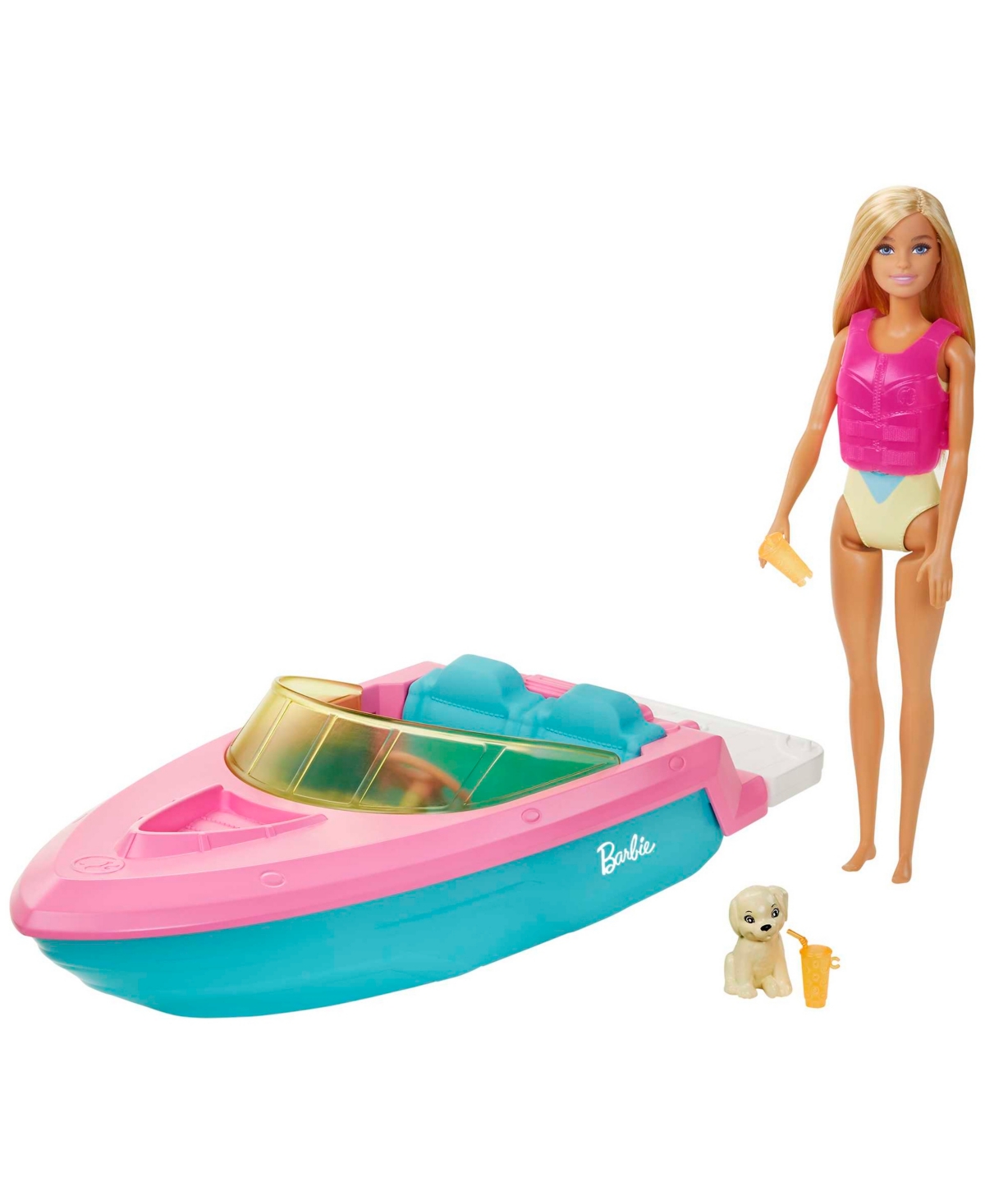 BARBIE DOLL WITH VEHICLE, 2 PIECE SET 