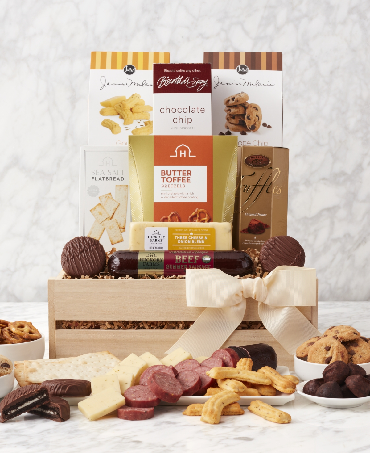 Hickory Farms Gourmet Snacks Gift Crate, 10 Piece In No Color