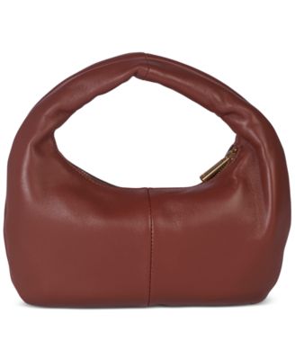 Michaela Leather Mini Hobo Bag