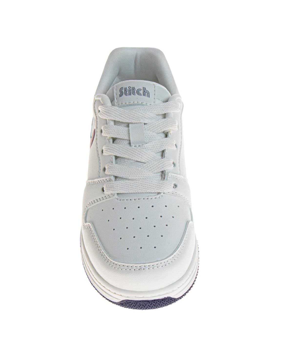 Disney Little Kids And Big Kids Stitch Kids Lace Up Sneakers In White