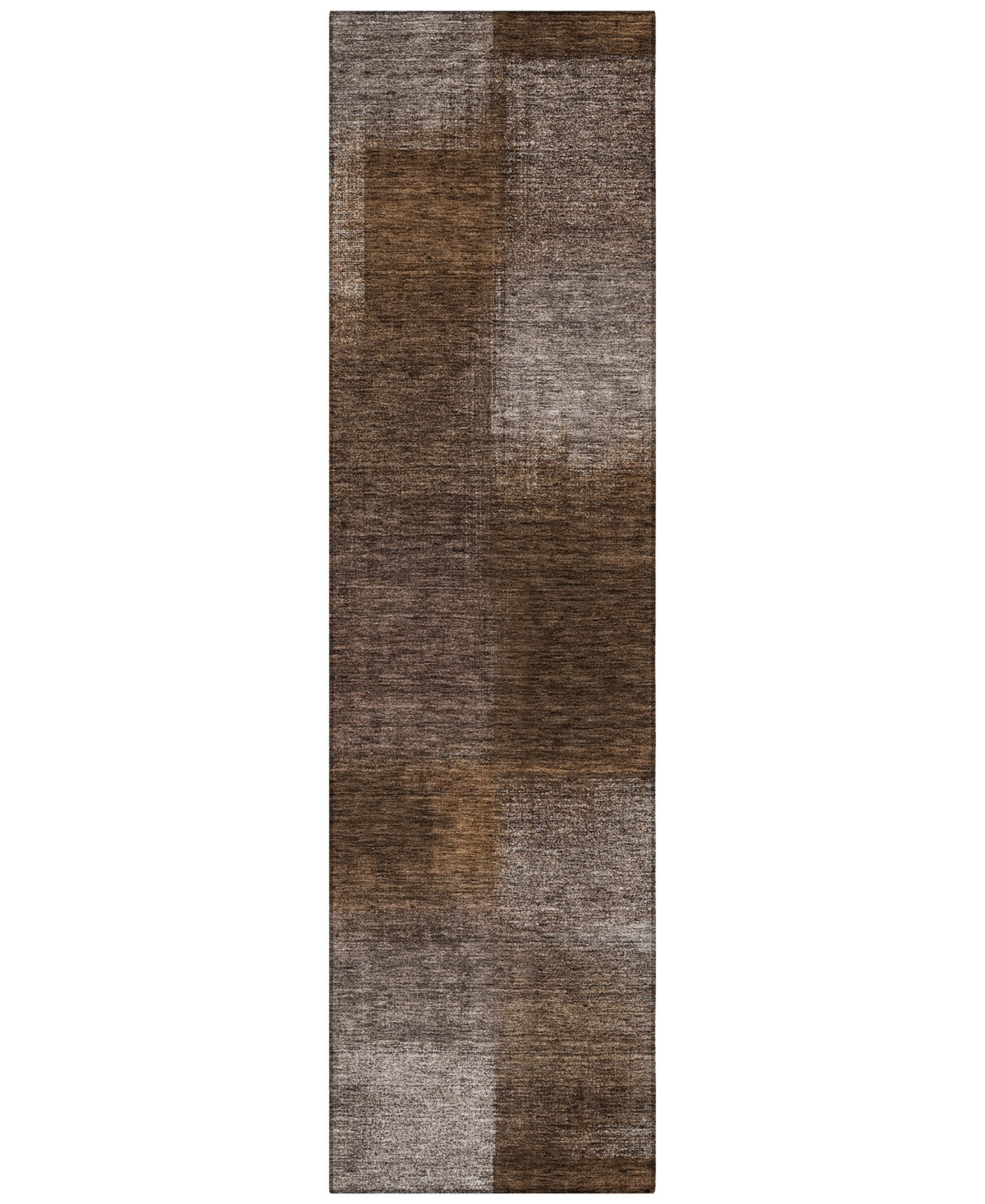 Addison Chantille Acn742 2'3"x7'6" Runner Area Rug In Chocolate