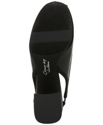 Diane Slingback Block-Heel Ballet Pumps