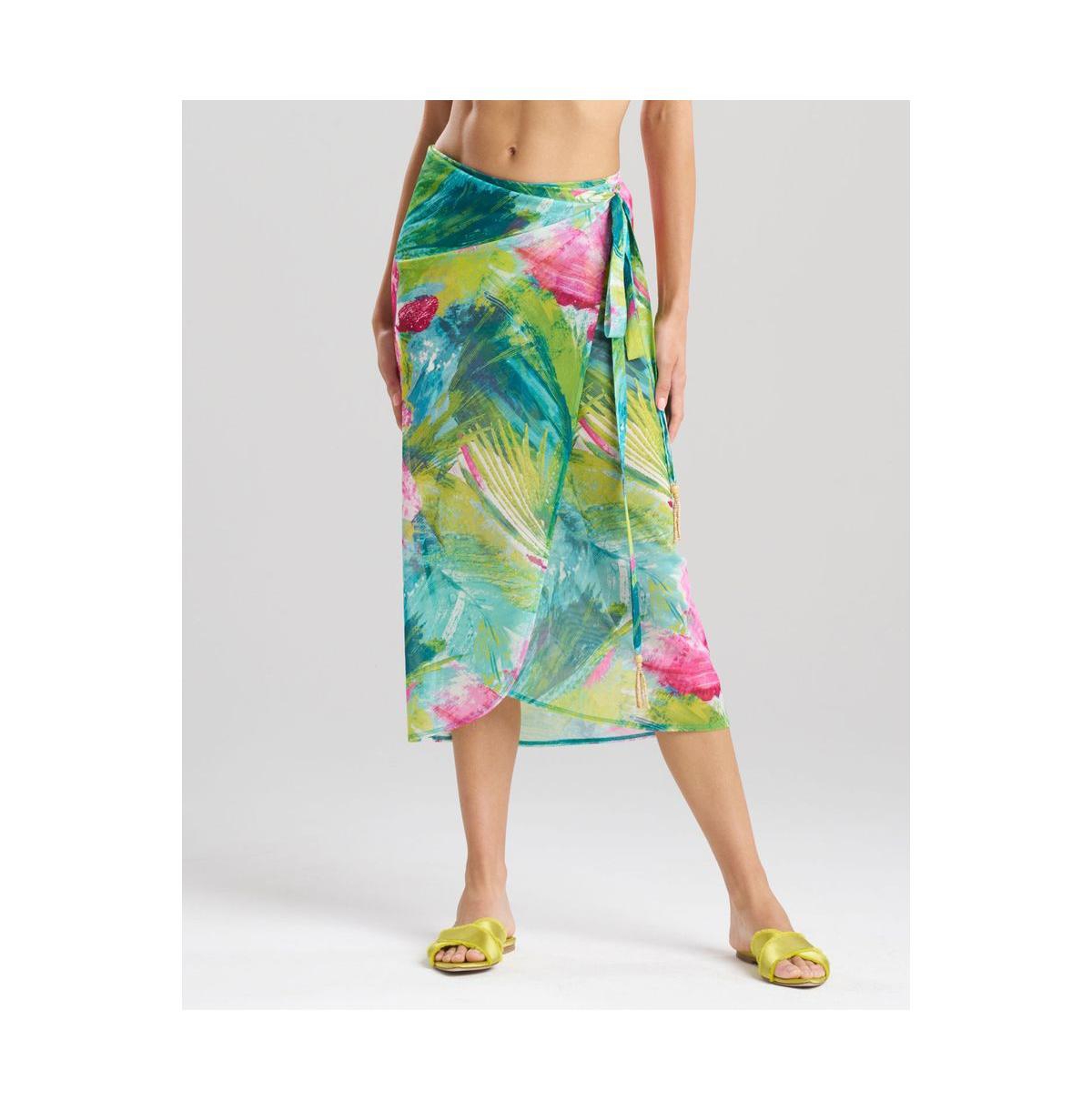 Women's Jardin Sarong - Green multi