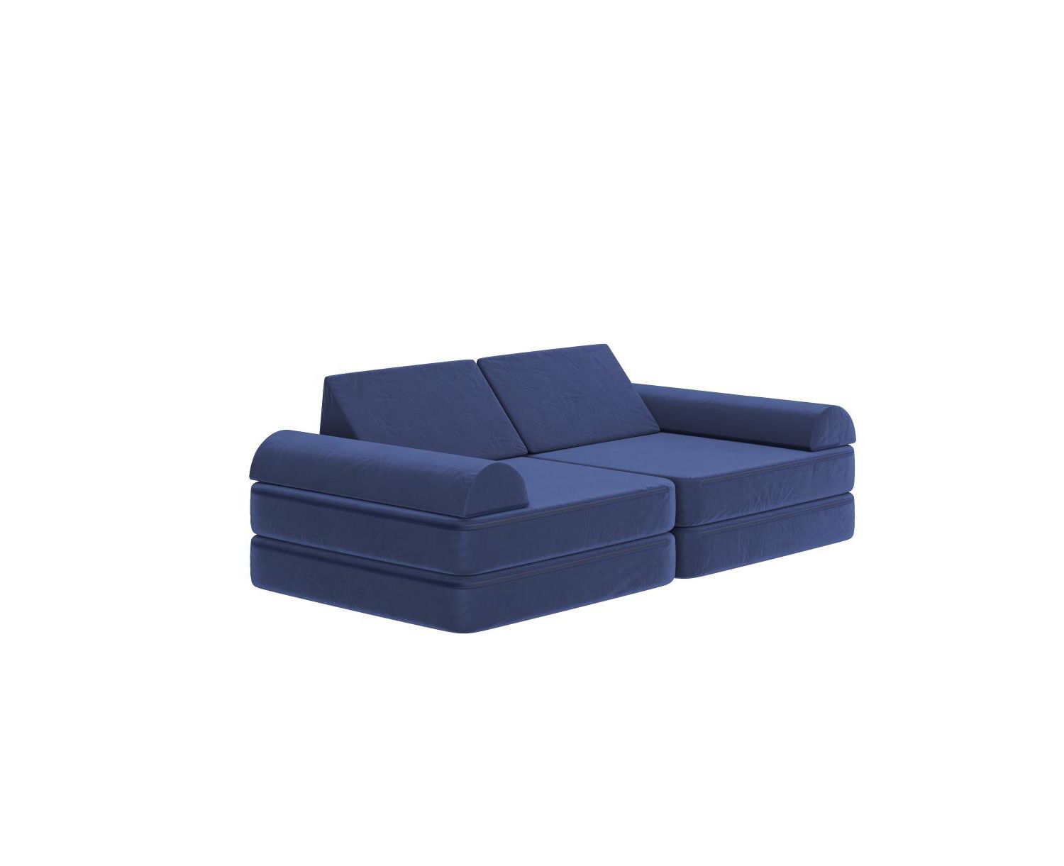Conner Modular Play Couch For Kids With Convertible 6-Piece Design And Soft Foam Cushions