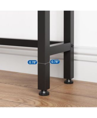 1Pc Built-In Outlets, Narrow Console Table for Small Spaces Slim Console Table