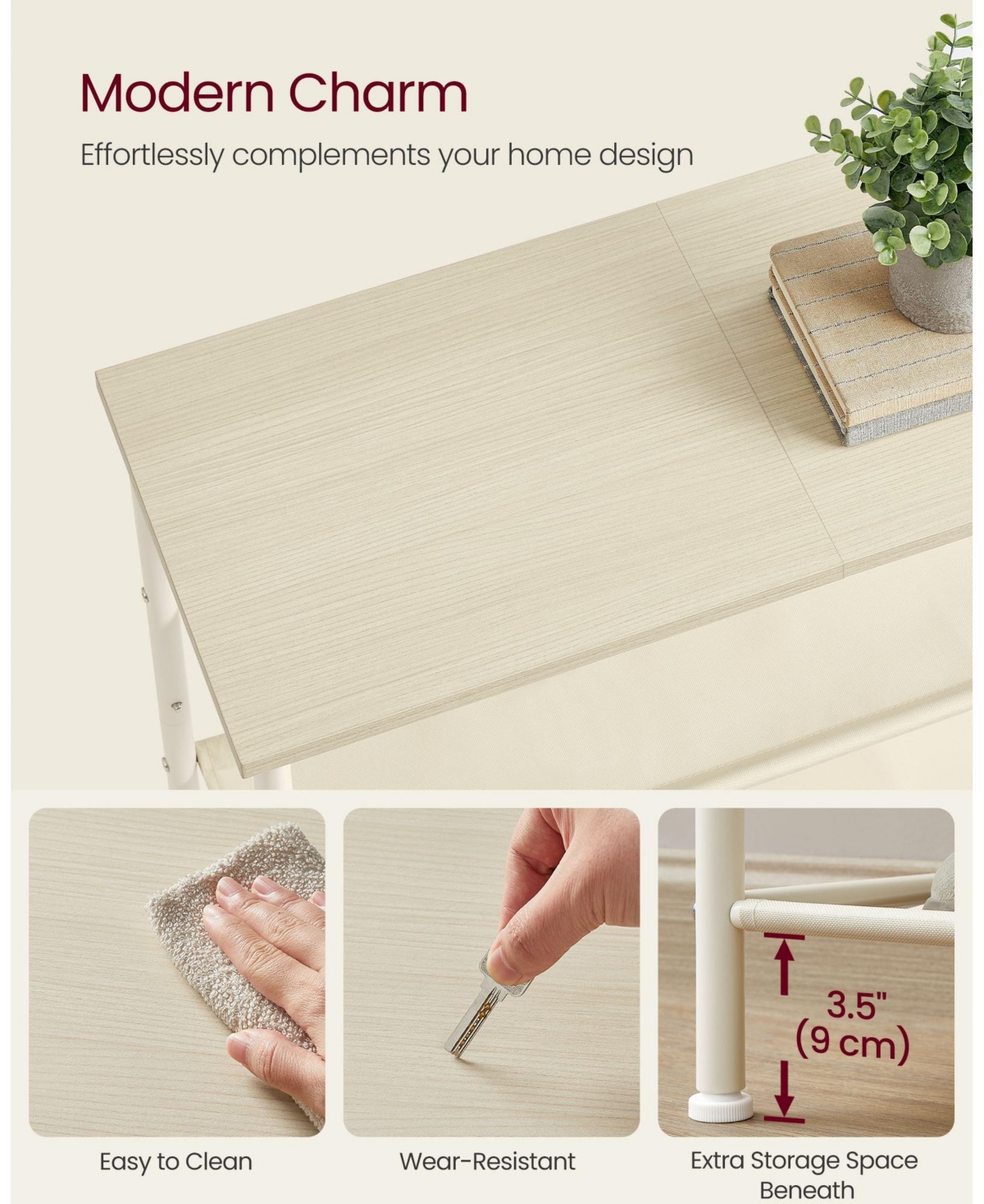 Slickblue Shoe Rack 5 Tier, Narrow Shoe Organizer For Closet Entryway, With 4 Fabric Shelves And Top For Bags