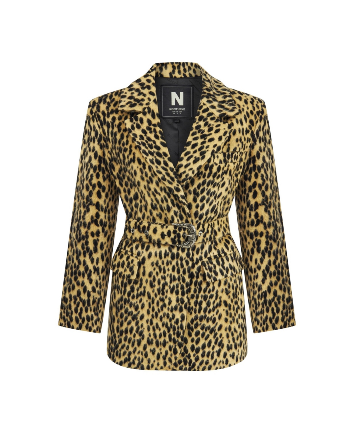 Nocturne Women's Leopard Print Jacket - Multi-colored