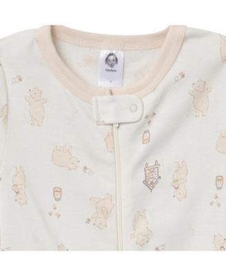 Baby Girls' Snug Fit Footless Pajamas, 3-Pack