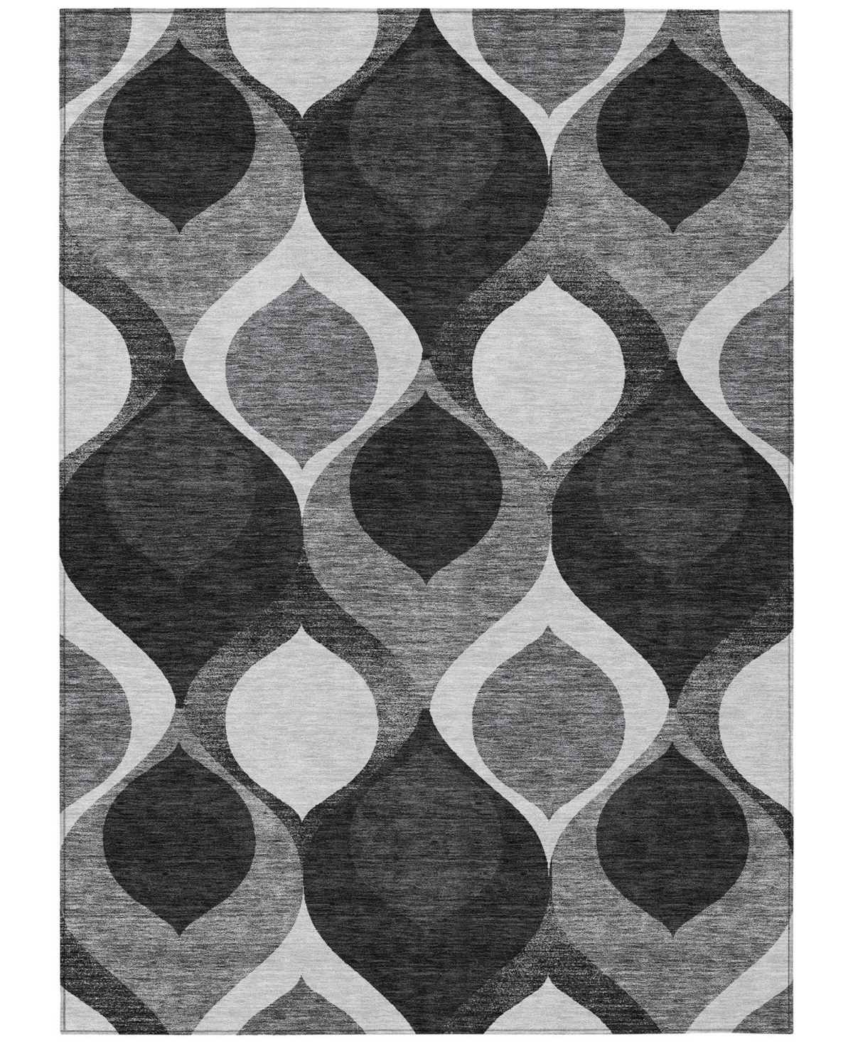 Addison Chantille Acn749 5'x7'6" Area Rug In Black