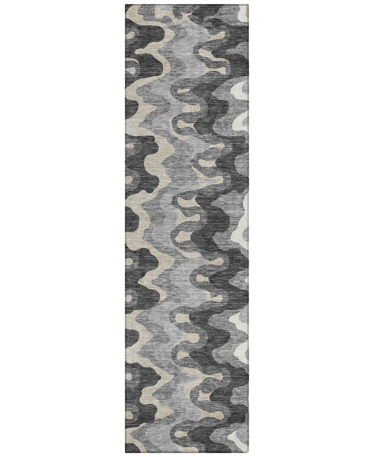 Addison Chantille Acn750 2'3"x7'6" Runner Area Rug In Gray