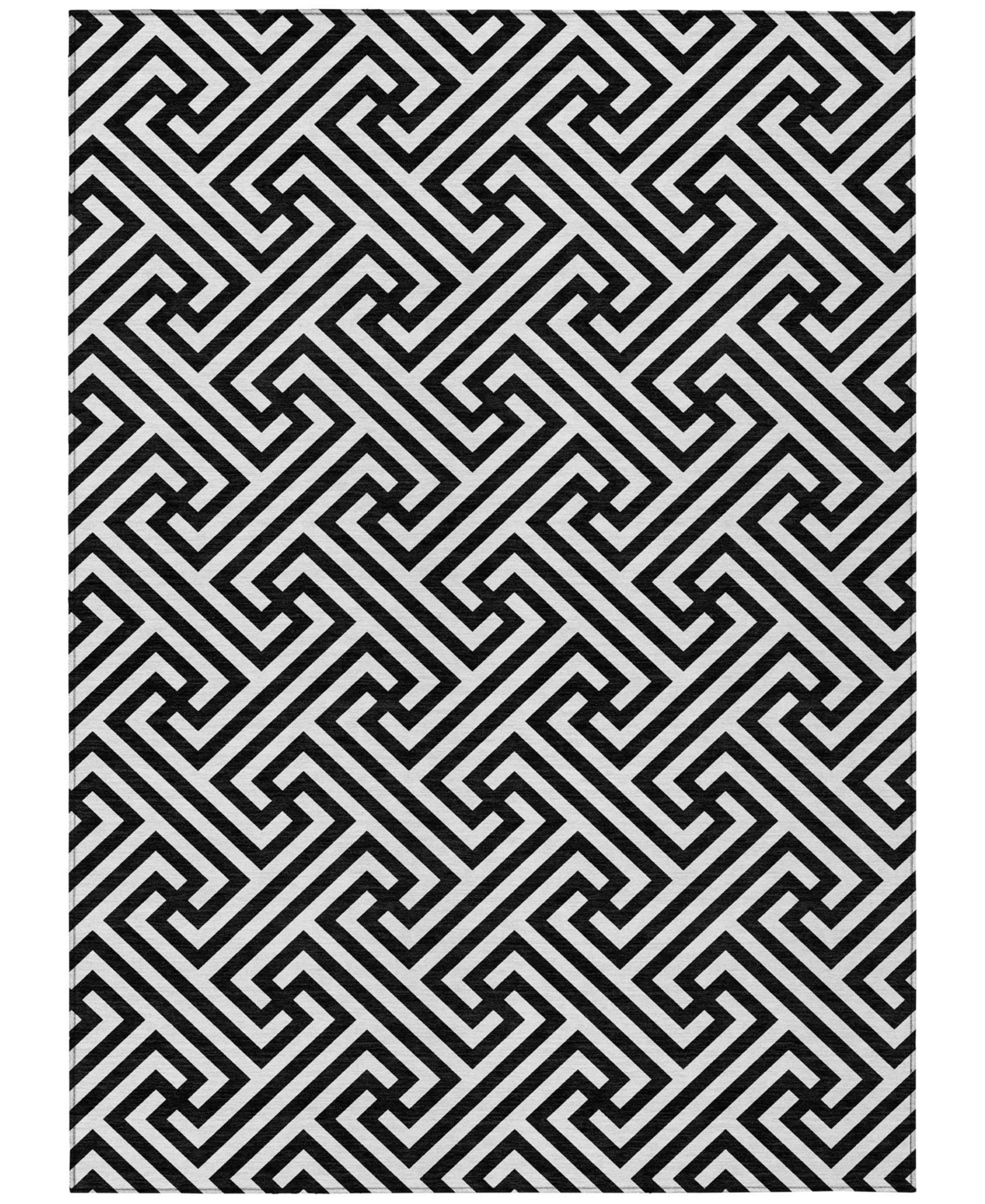 Addison Chantille Acn731 8'x10' Area Rug In Black