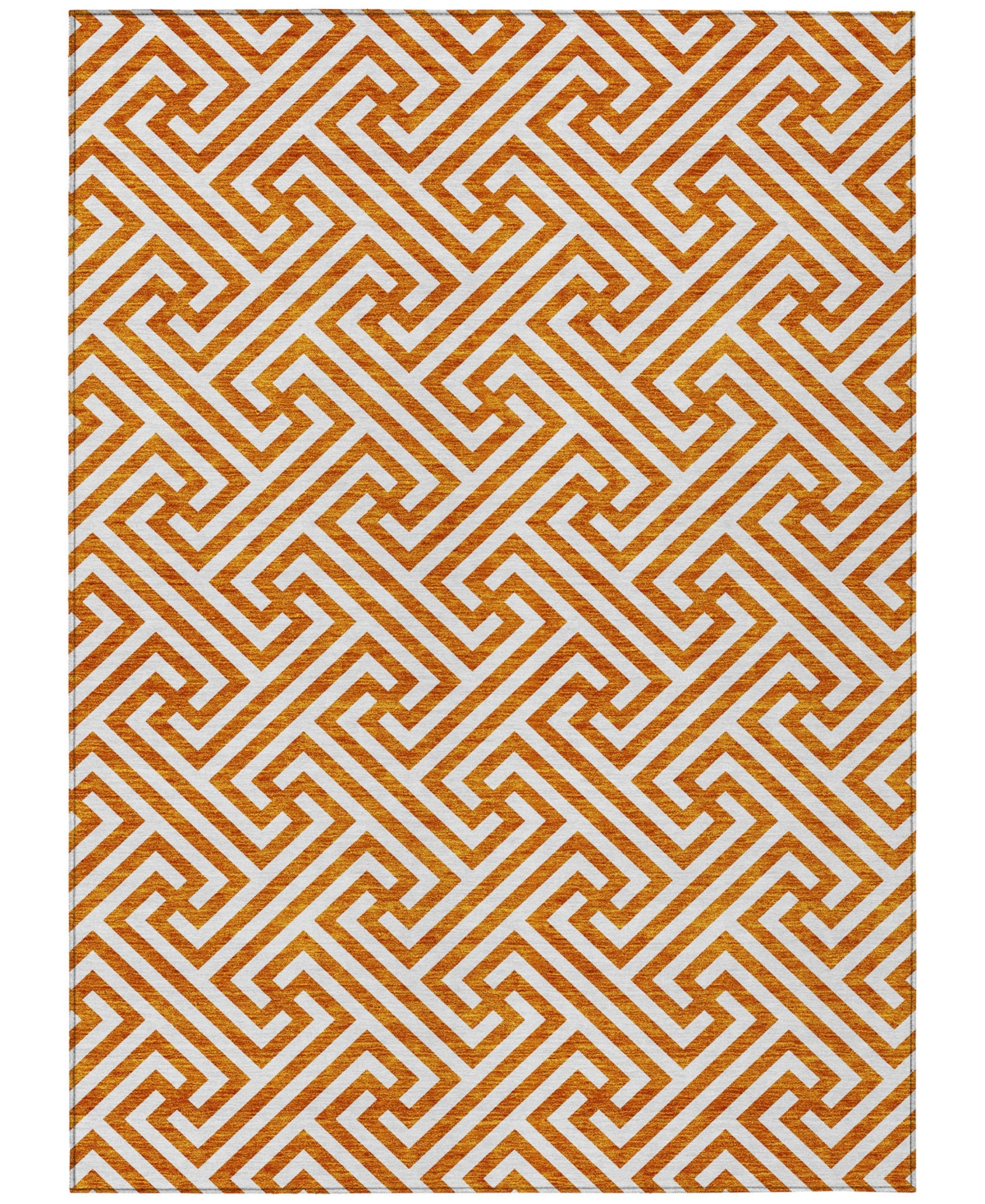 Addison Chantille Acn731 8'x10' Area Rug In Orange