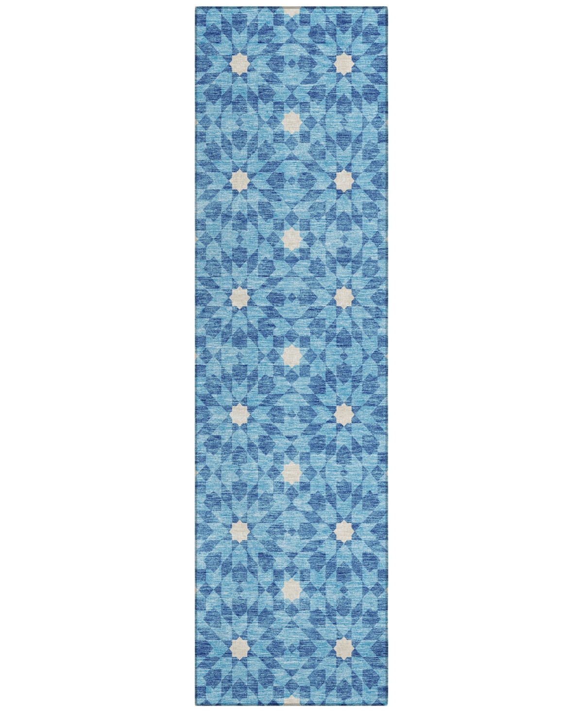 Addison Chantille Acn734 2'3"x7'6" Runner Area Rug In Denim