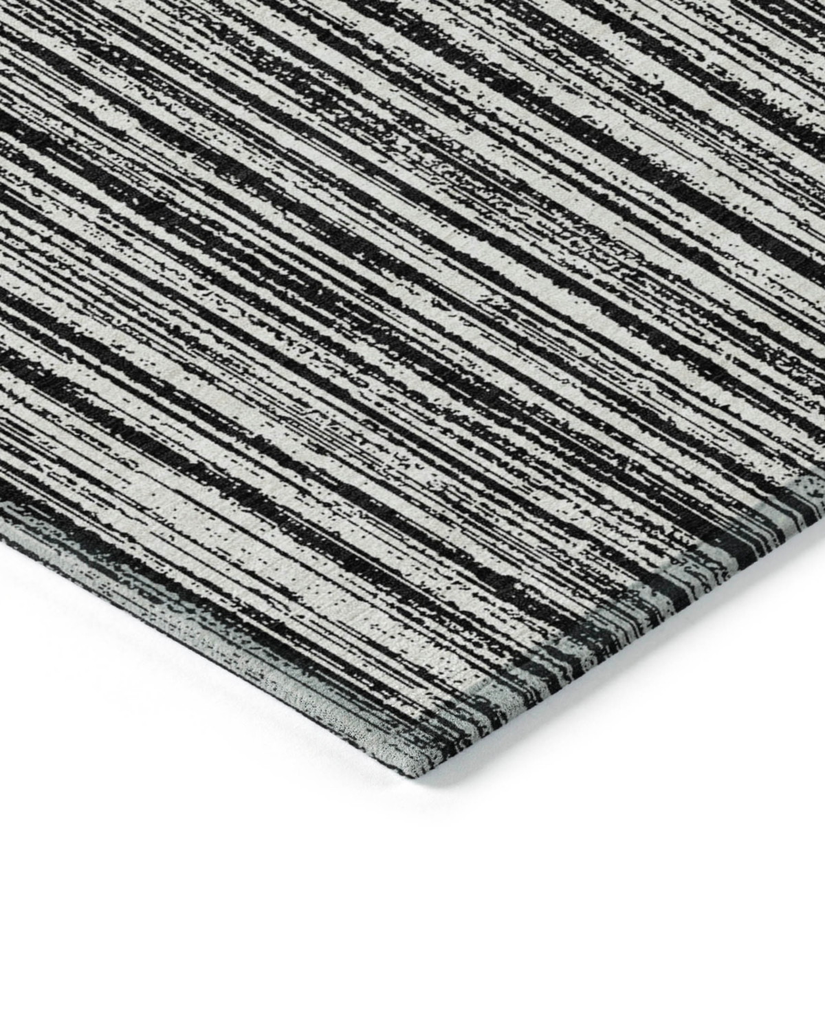 Addison Chantille Machine Washable Acn760 8'x10' Area Rug In Black