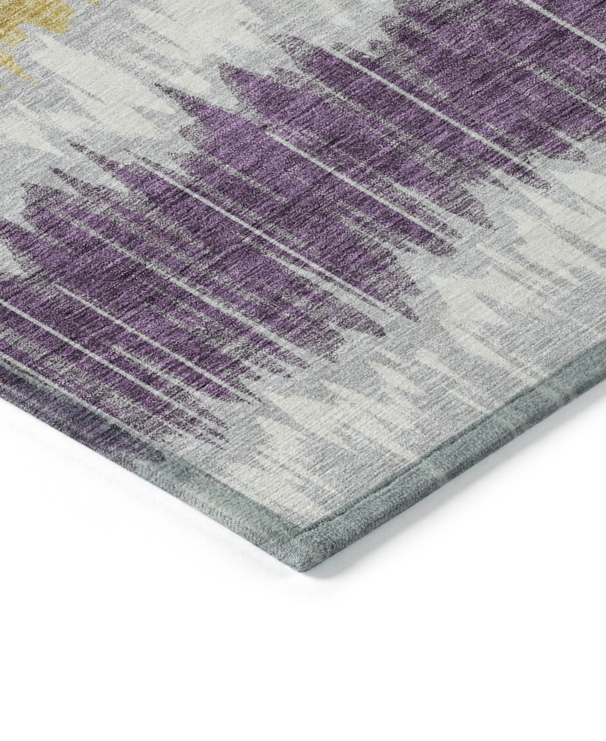 Addison Chantille Acn755 2'3"x7'6" Runner Area Rug In Silver