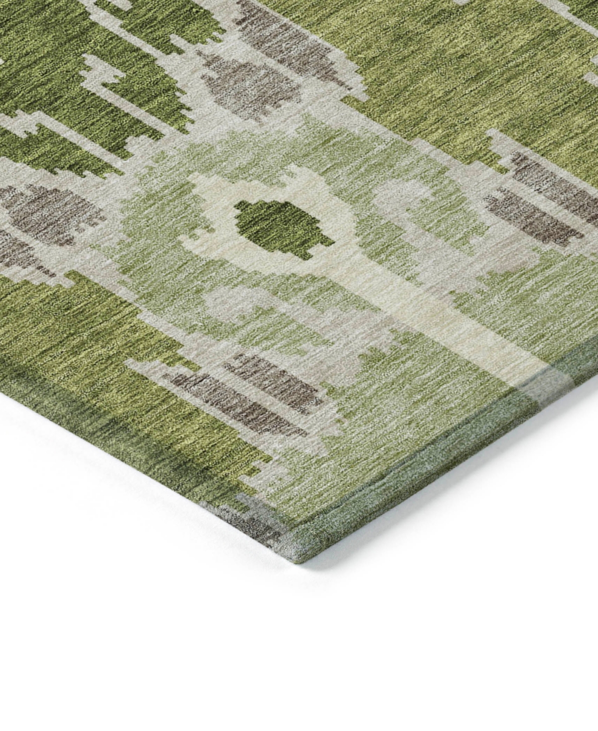 Addison Chantille Acn748 2'3"x7'6" Runner Area Rug In Olive