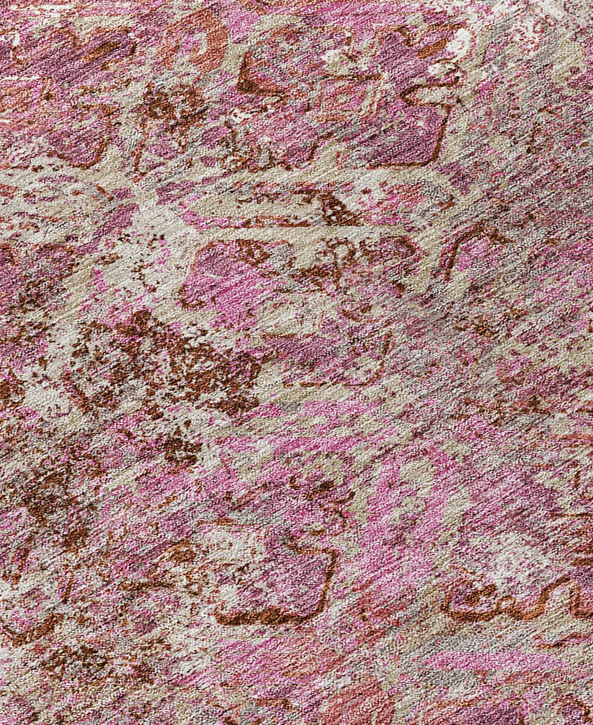 Addison Chantille Acn768 9'x12' Area Rug In Pink