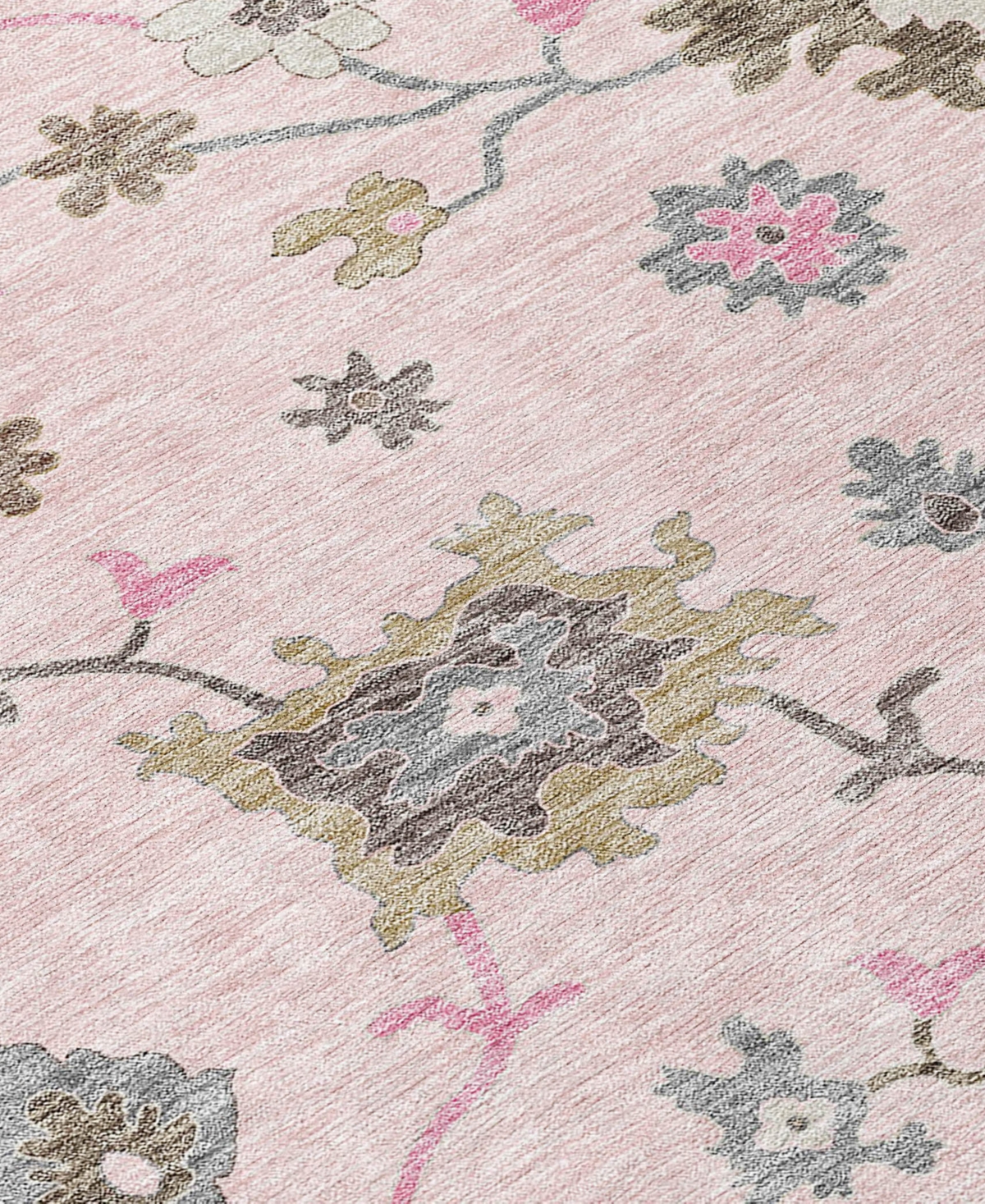 Addison Chantille Acn753 8'x10' Area Rug In Pink