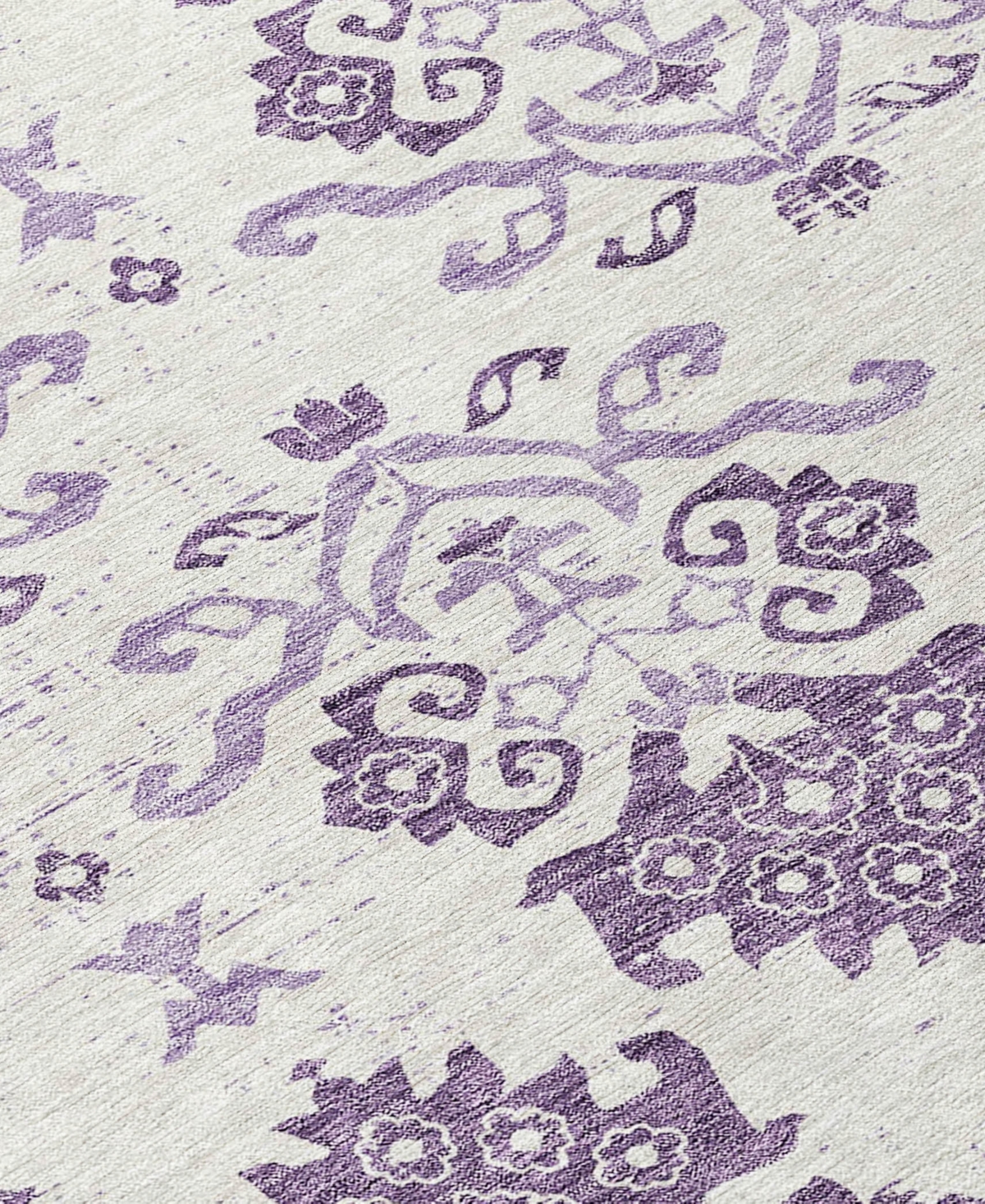 Addison Chantille Acn759 5'x7'6" Area Rug In Purple