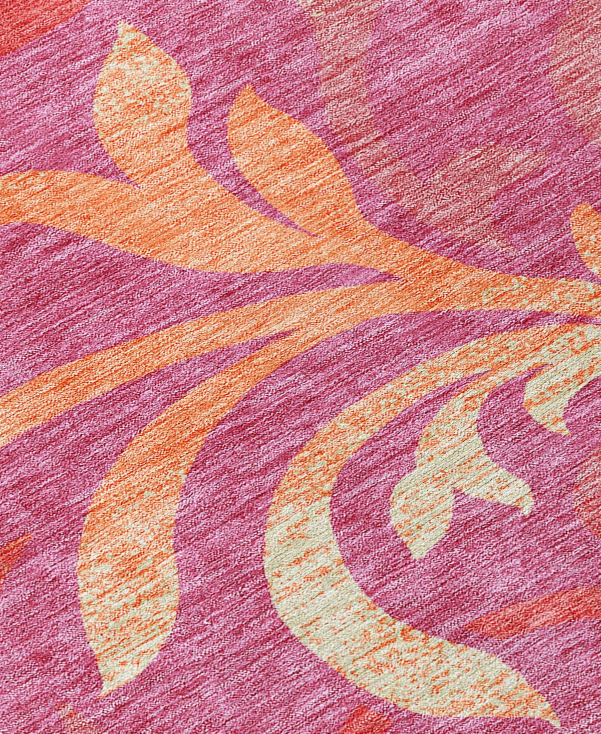 Addison Chantille Acn764 2'3"x7'6" Runner Area Rug In Rose