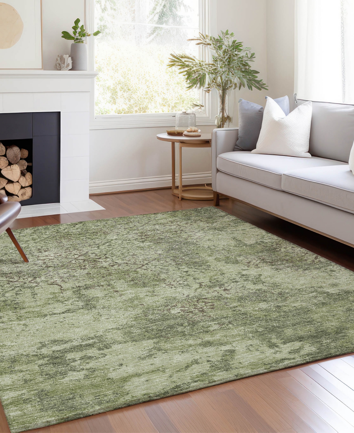 Addison Chantille Acn769 9'x12' Area Rug In Sage