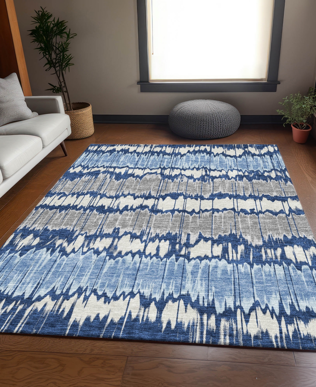 Addison Chantille Acn755 9'x12' Area Rug In Navy