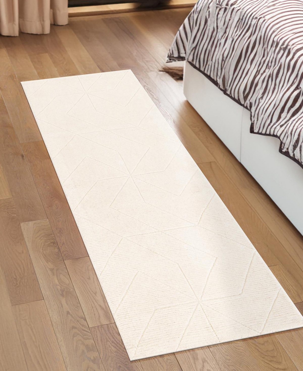 Bayshore Home Wool Dimensions Solid 2'x6'1