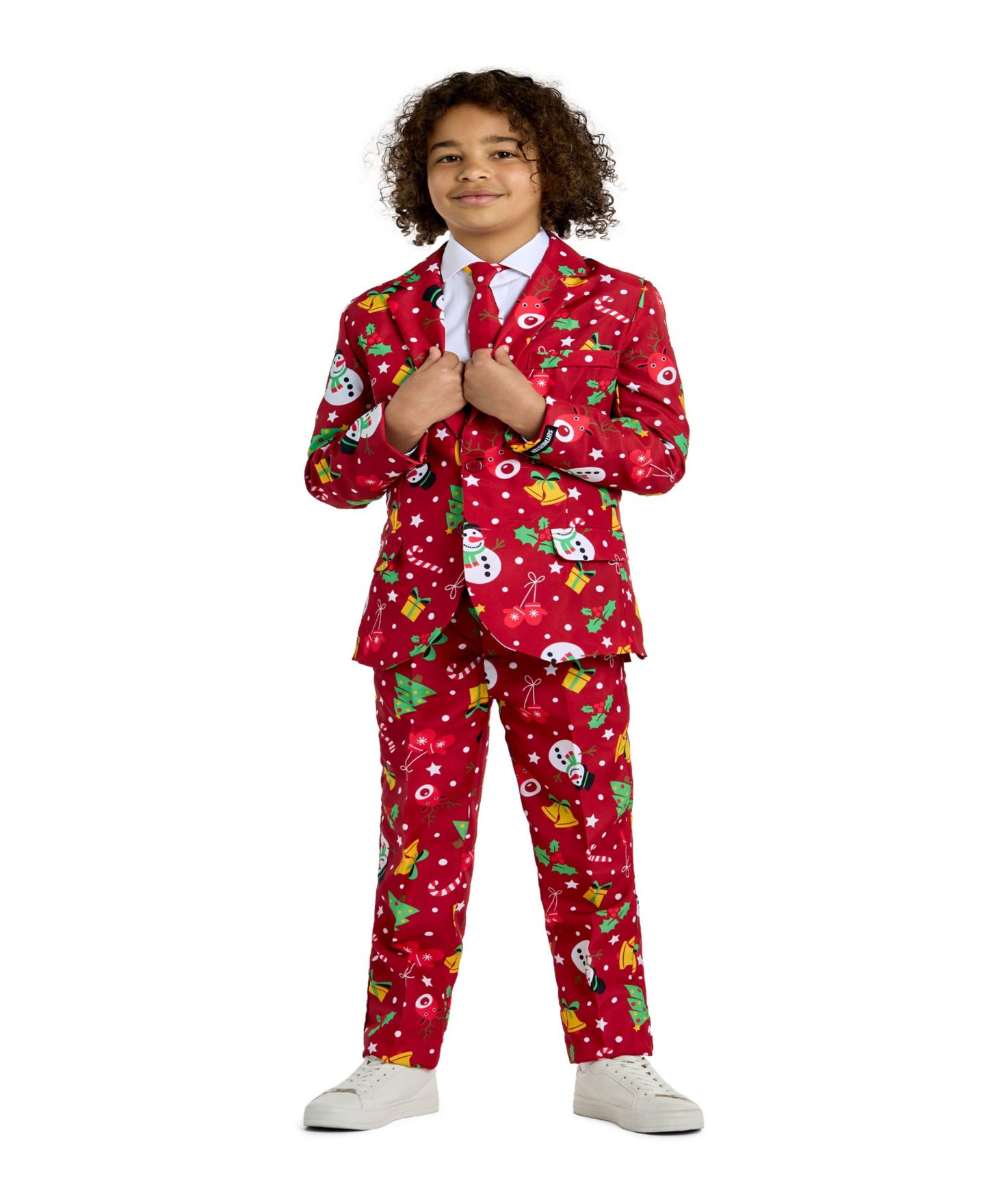 Пиджак Suitmeister Icons Christmas Light Up Suit Including Blazer, Pants and Clip-On-Tie для мальчиков — фото 1