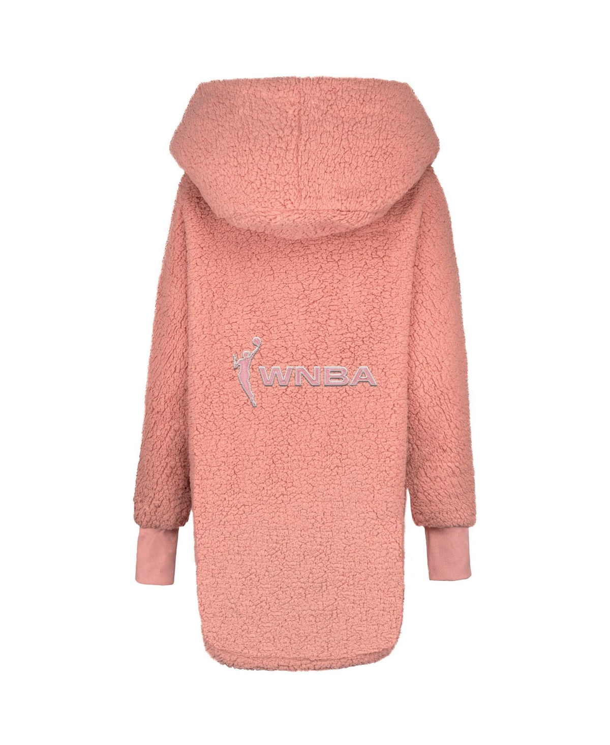Jill Martin Men's and Women's The Best Lounger In The WorldWnba Breast Cancer Awareness Oversized Front Button Lounger - Pink
