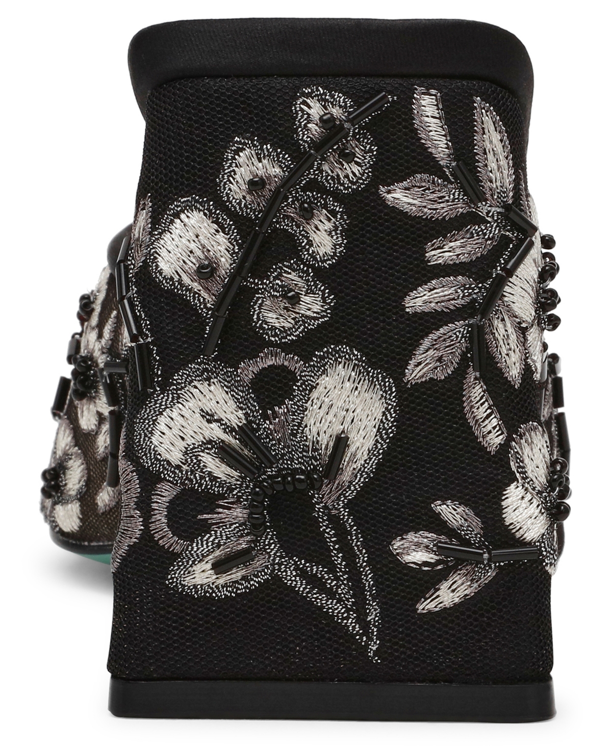 BETSEY JOHNSON WOMEN'S ROO EMBROIDERED EVENING SANDALS 