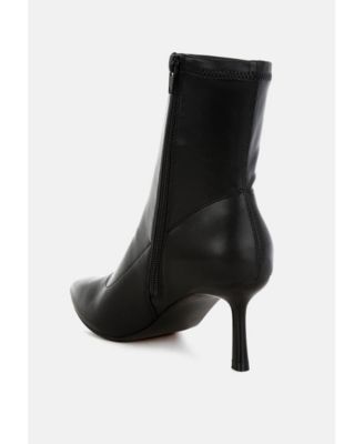 Womens Pumila Stiletto Heel Sock Boots