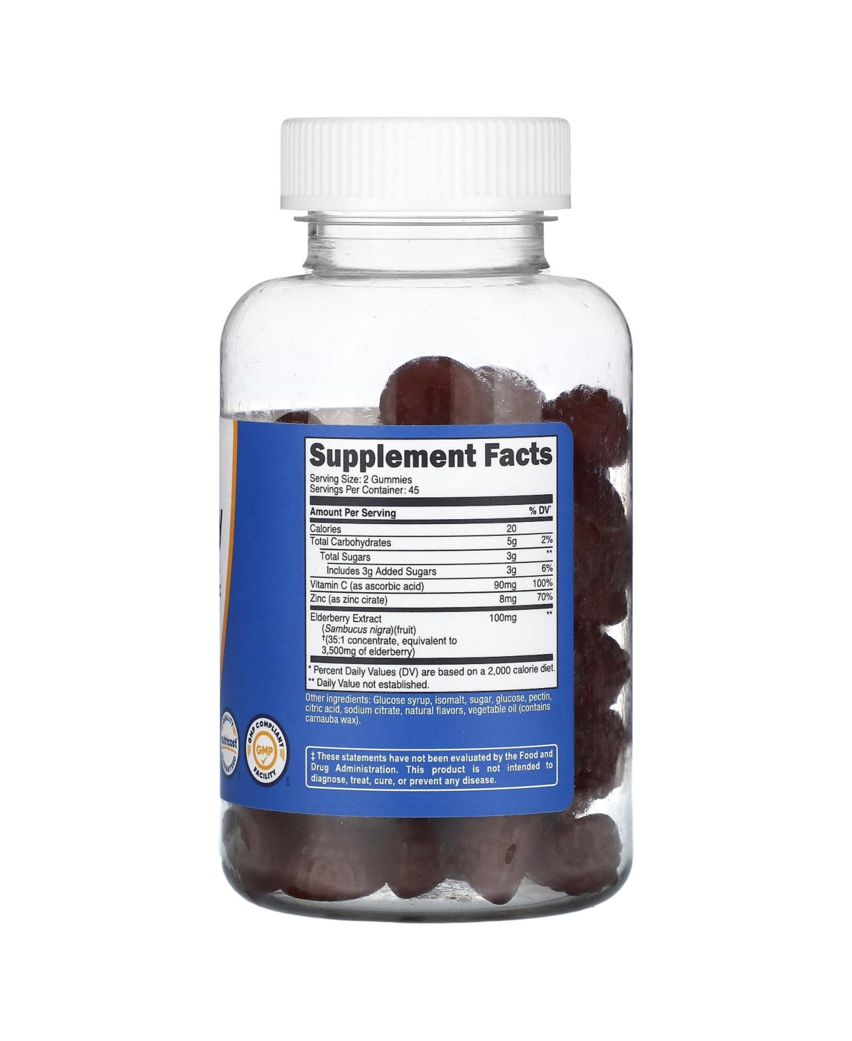 Nutricost Elderberry - Flavored Gummies