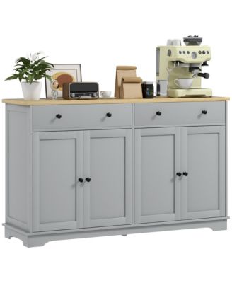 Sideboard Cabinet with Storage Drawers Adjustable Shelves