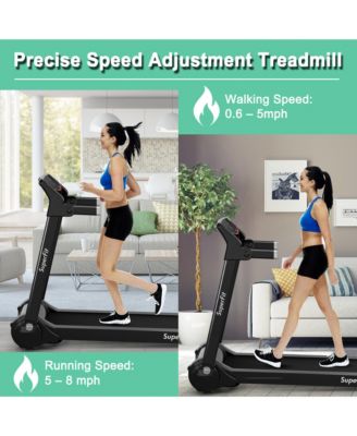 Folding Electric Treadmill 3.0HP Exercise Running Machine w/ App Control