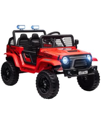 12V Ride on Car, Ride on Truck w/ 4 Suspension Wheels,