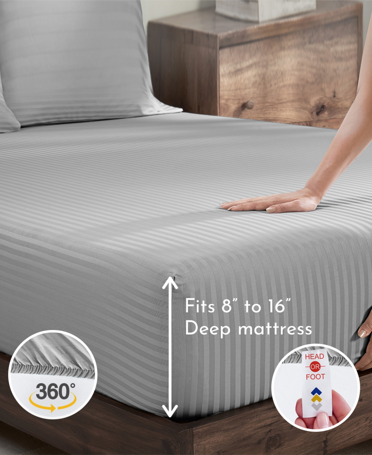 California Design Den Soft Cotton Sheet Set - 400 Thread Count 100% Cotton Sateen