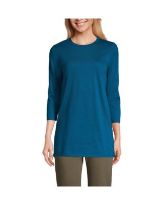 Women's 3/4 Sleeve Cotton Supima Tunic