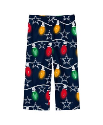 Toddler Dallas Cowboys Two-Piece Garland Holiday Long Sleeve Pajama Set