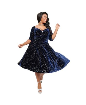 Unique Vintage Plus Size Dresses - Macy's
