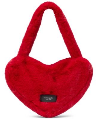kate spade new york - Luver Faux Fur Medium Heart Tote