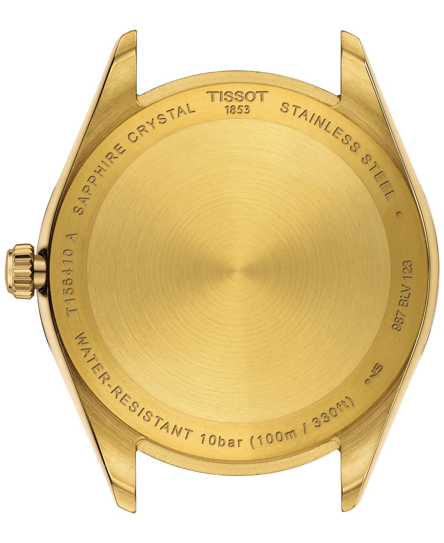 Мужские часы Tissot Swiss Ballade Gold-Tone Stainless Steel Bracelet Watch 40mm — фото 2