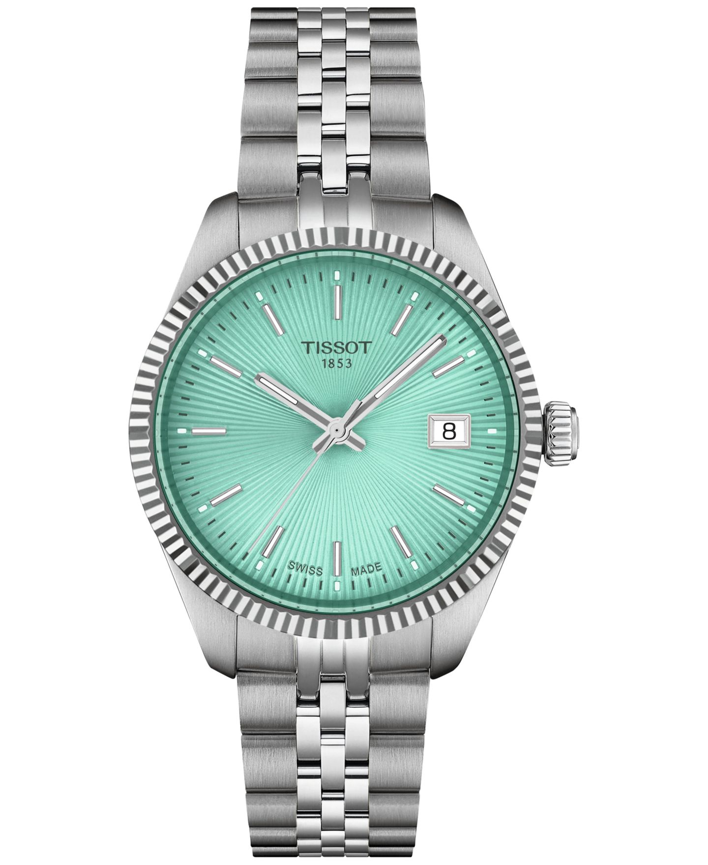 Женские часы Tissot Swiss Ballade Stainless Steel Bracelet Watch 34mm — фото 1