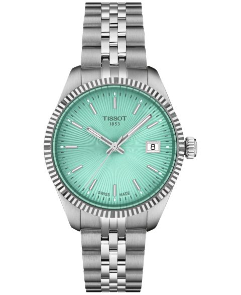 Женские часы Tissot Swiss Ballade Stainless Steel Bracelet Watch 34mm