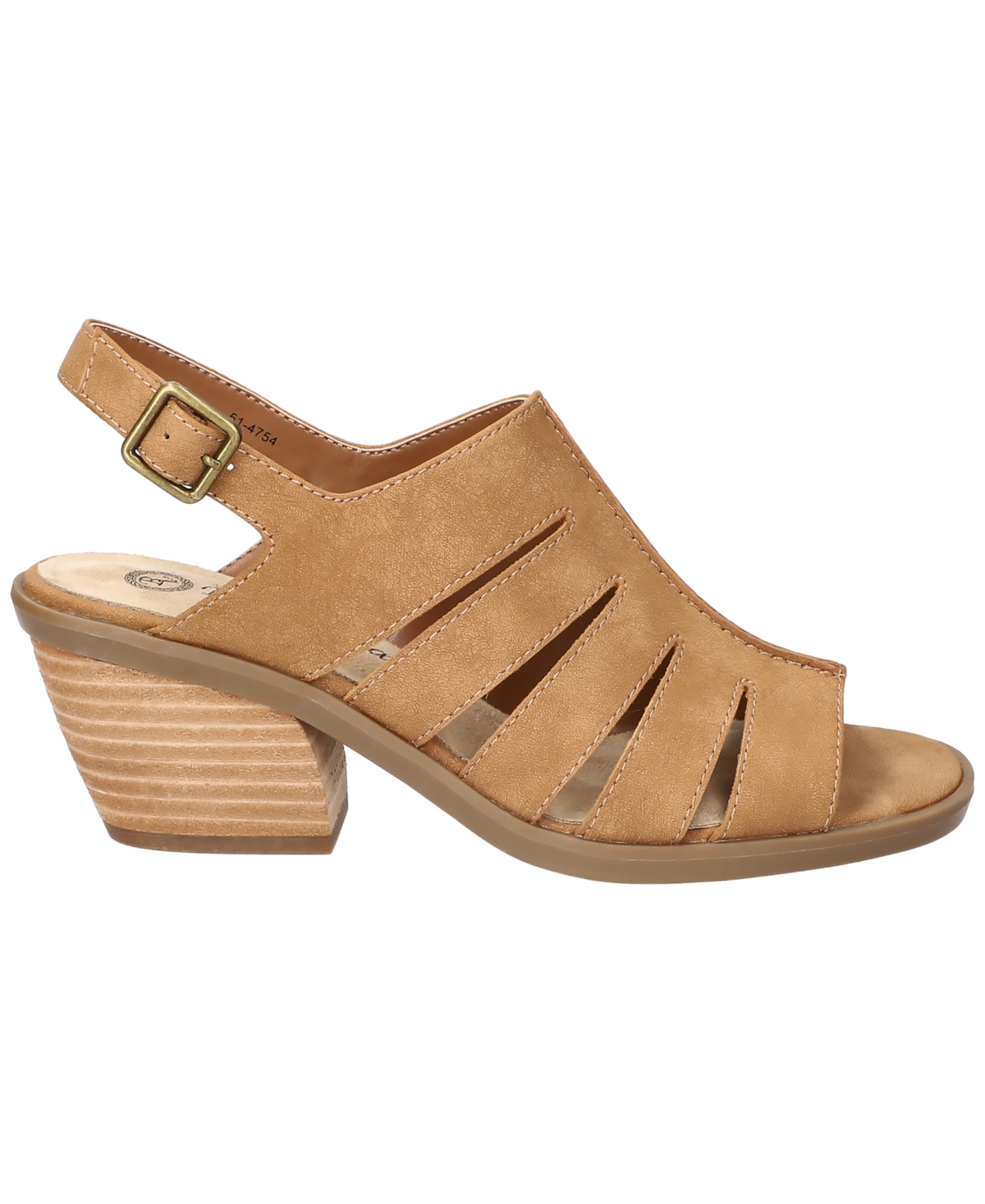 Bella Vita Women's Rhodes Block Heeled Sandals In Tan