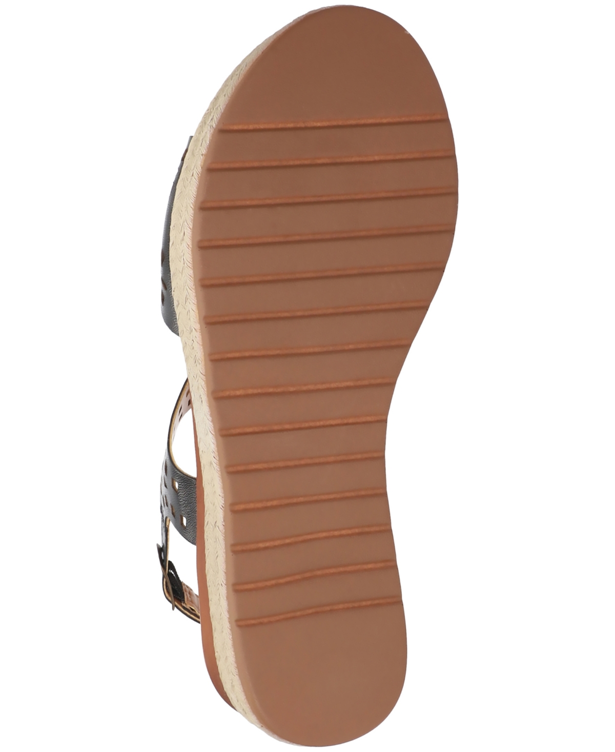 Bella Vita Women's Ann-italy Wedge Sandals In Black Leather