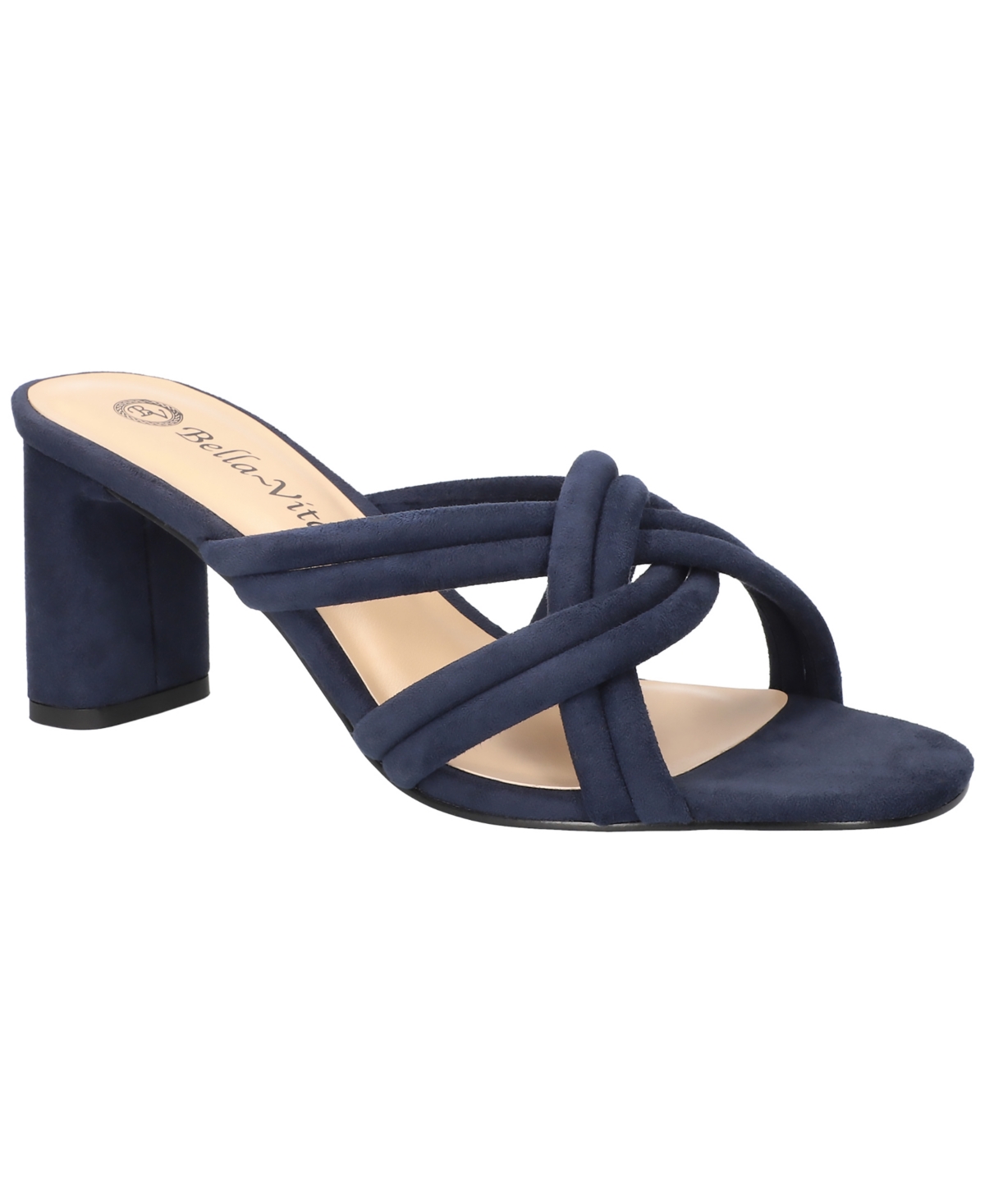 Bella Vita Carmen Slide Sandal In Blue
