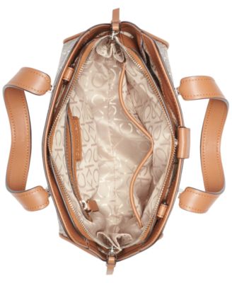 Audrey Signature Convertible Satchel