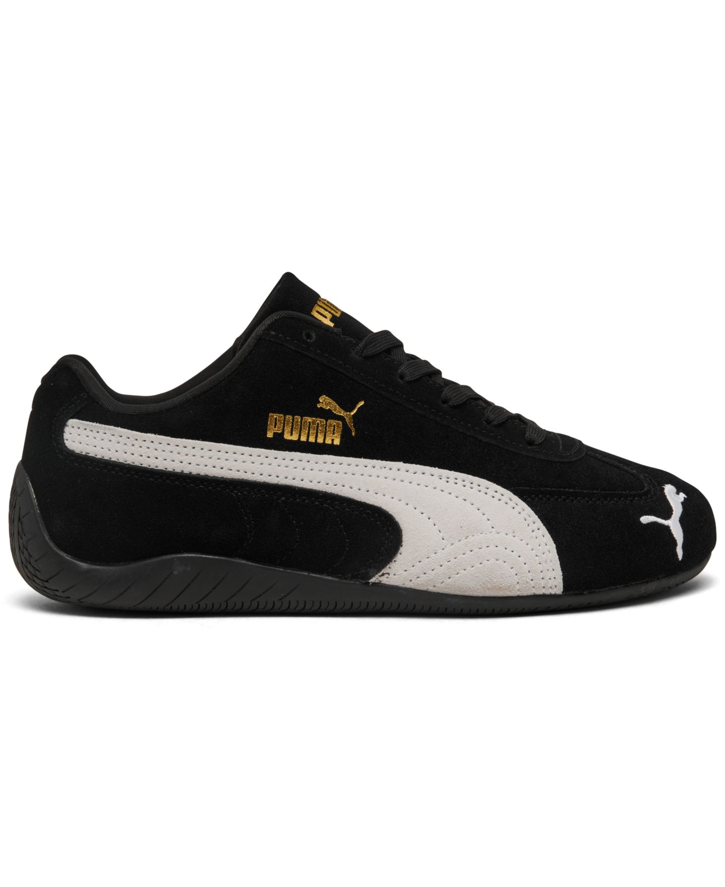 Детские повседневные кроссовки Puma Speed Cat OG, цвет: Чёрный клетчатый — фото 2