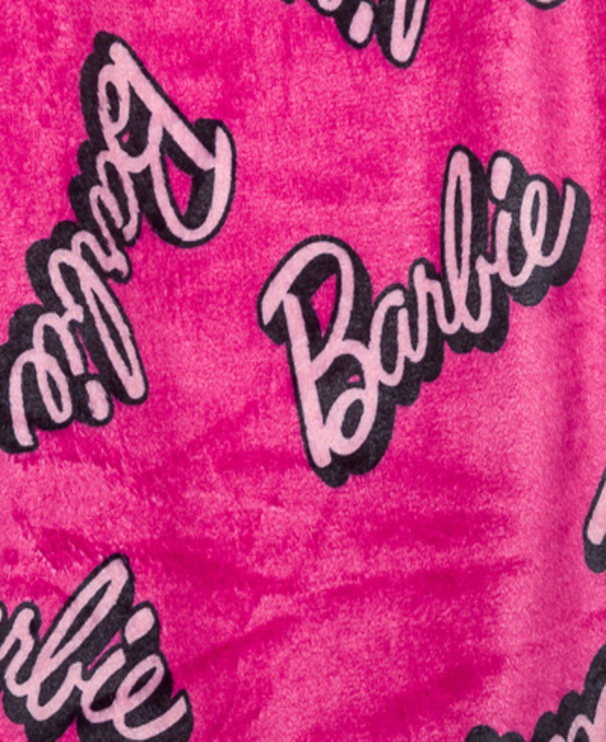 Shop Barbie Big Girls Logo Plush Lounge Pant In Pink